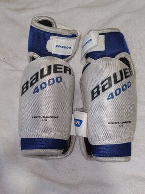 Bauer EP 4000 Jr. Junior Large Hockey Elbow Pads Bicep Protection